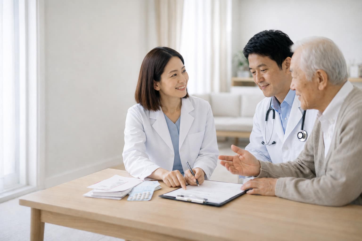 患者さんと向き合う薬剤師